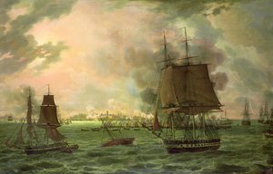 Le bombardement de Cadix par les Français le 23 septembre 1823, 1824